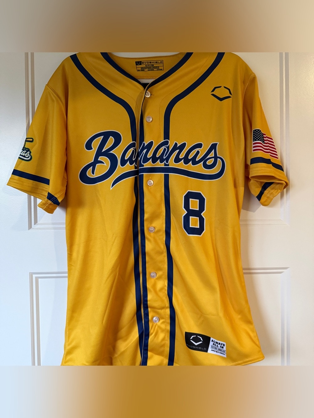 Savannah Bananas #8 Jackson Olson Jersey